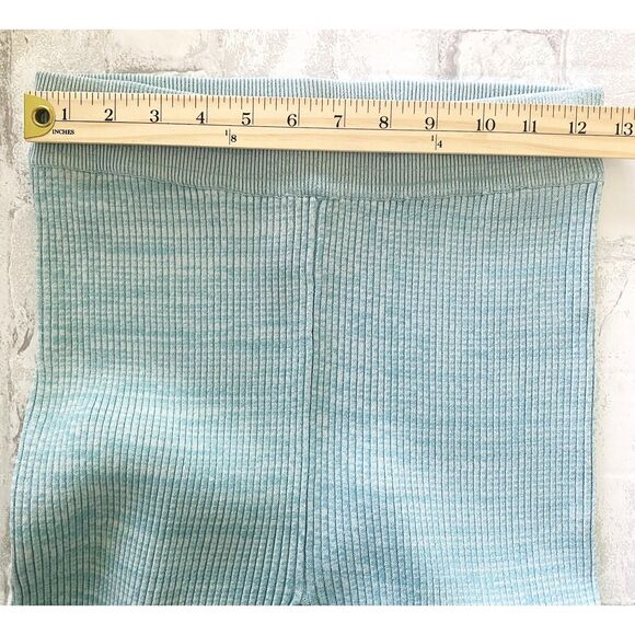 Le Ore Rimini Green Marled Ribbed Knit Stretchy Trousers Revolve Sustainable S - Picture 5 of 14